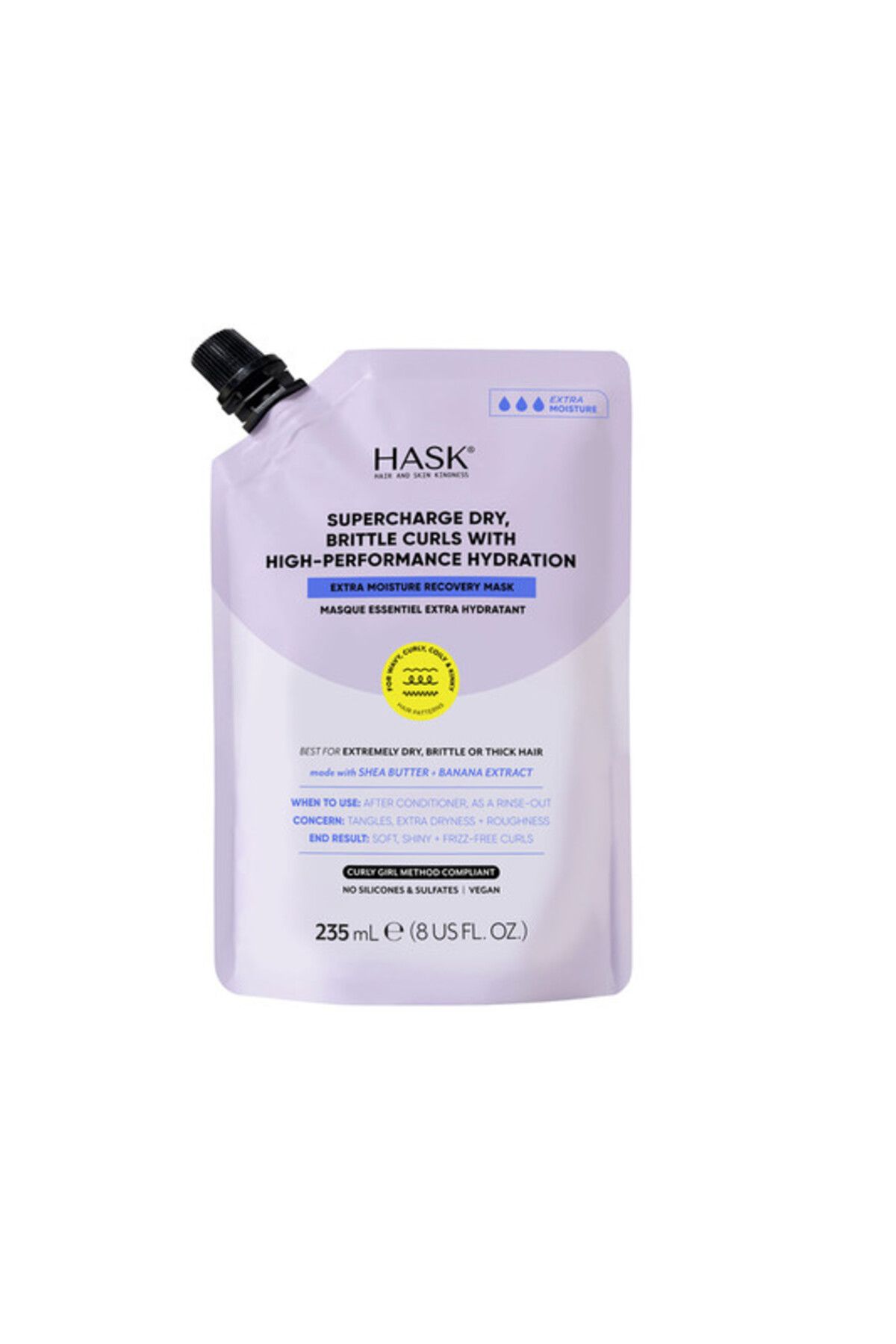 HASK-قناع استعادة الرطوبة الإضافية من TEXTURE SOLUTIONS 235 مل 1