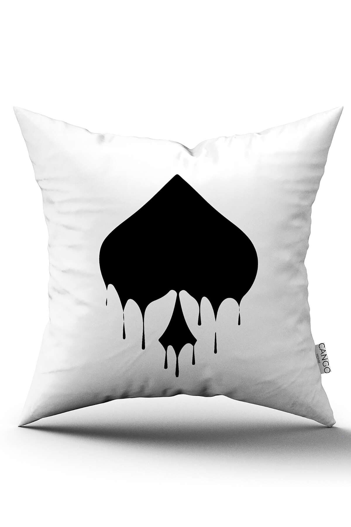 Cango Home-Black Spade Playing Card Patterned Digital Printed Throw Pillow Cover Cgh769 1