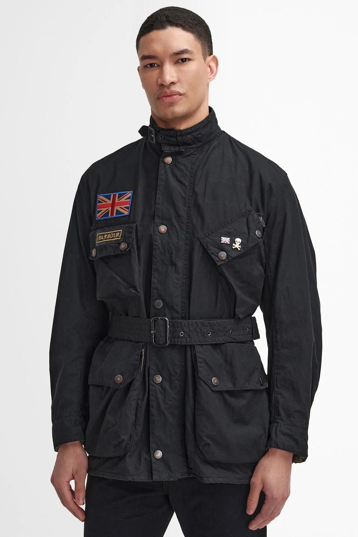 B.Intl ژاکت روغنی 60th Anniversary BK71 مشکی Barbour
