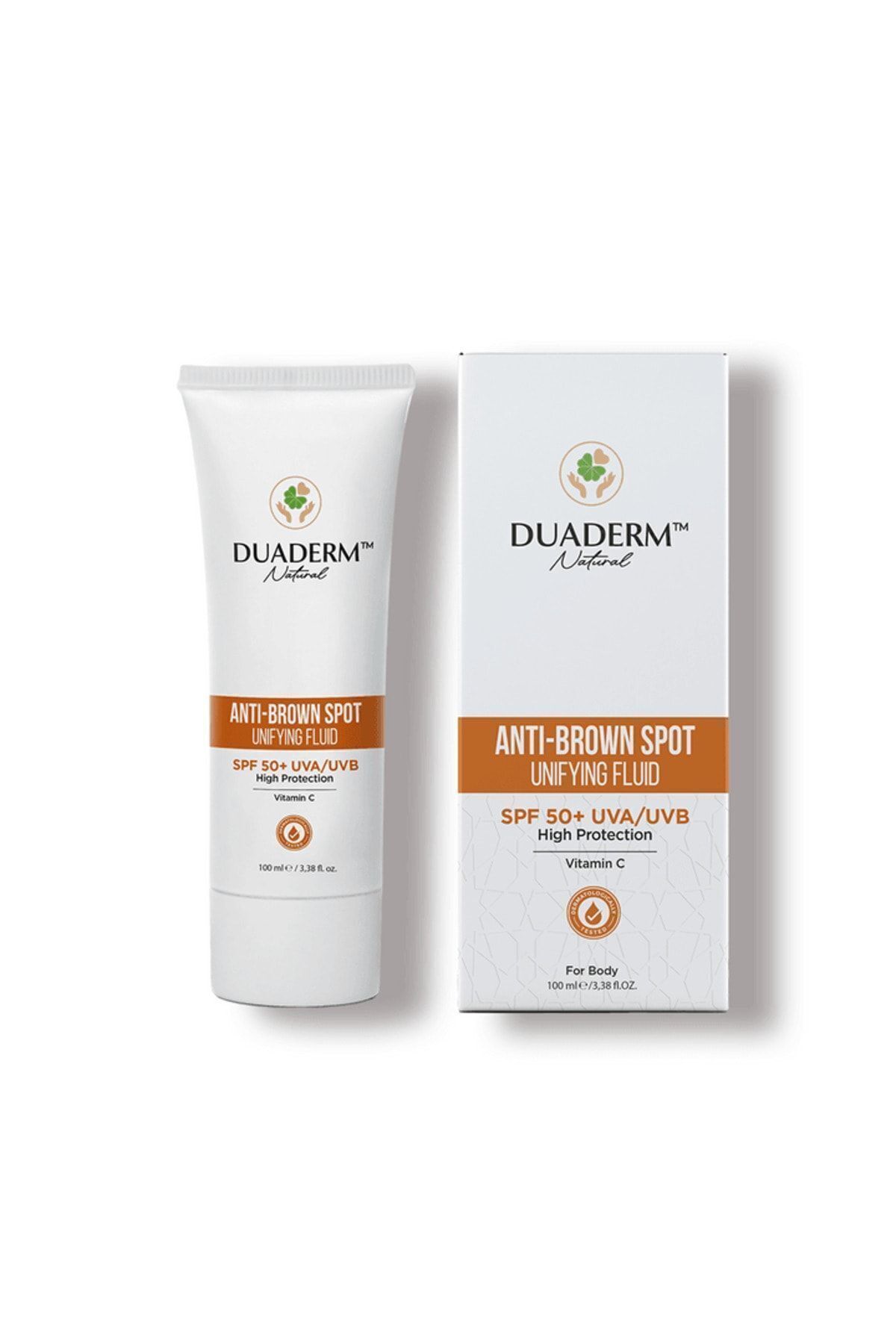 Duaderm SPF50 CİLT TONU DÜZENLEYİCİ AYDINLATICI GÜNEŞ KREMİ 100ML COSMETOLOGIST