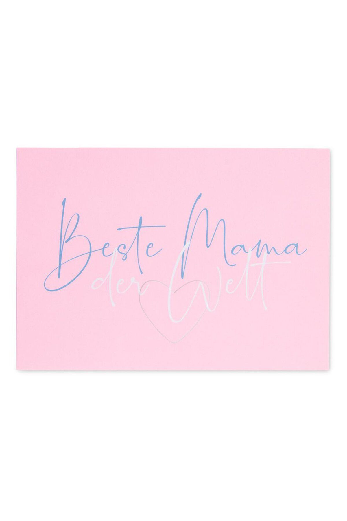 Tchibo-Best Mom In The World Postcard, Pink 2