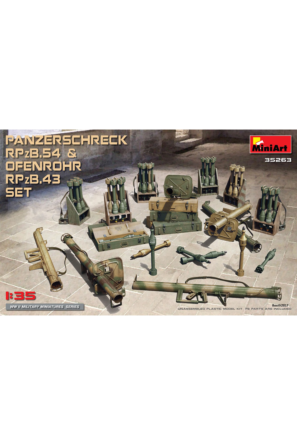 MiniArt-35263 1:35 Bazooka and Panzerschreck Set - Rpzb 54 and 43 Model 1