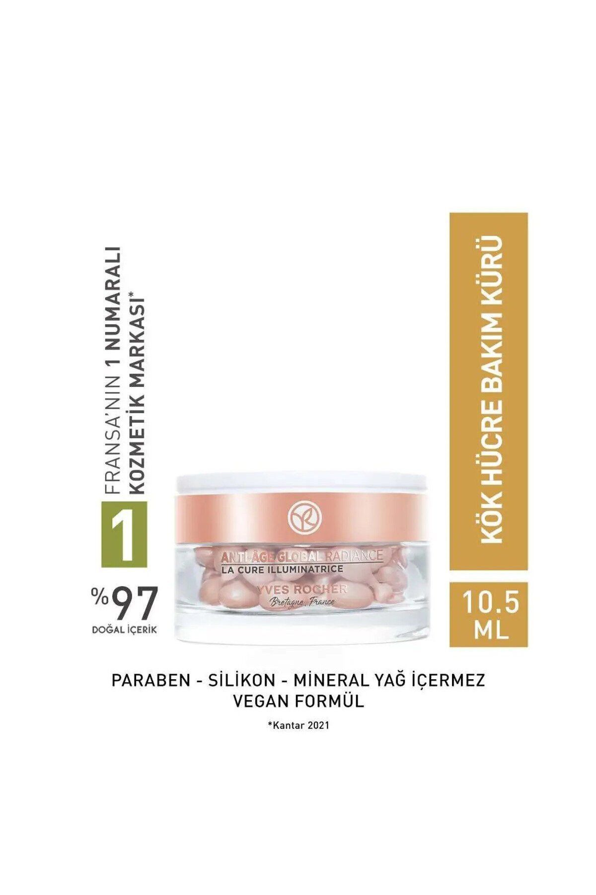 Yves Rocher Ciltleri Yenileyici Yaşlanma Karşıtı Aydınlatıcı Cilt Tonu Eşitleyici Leke Karşıtı Kür 10 ml