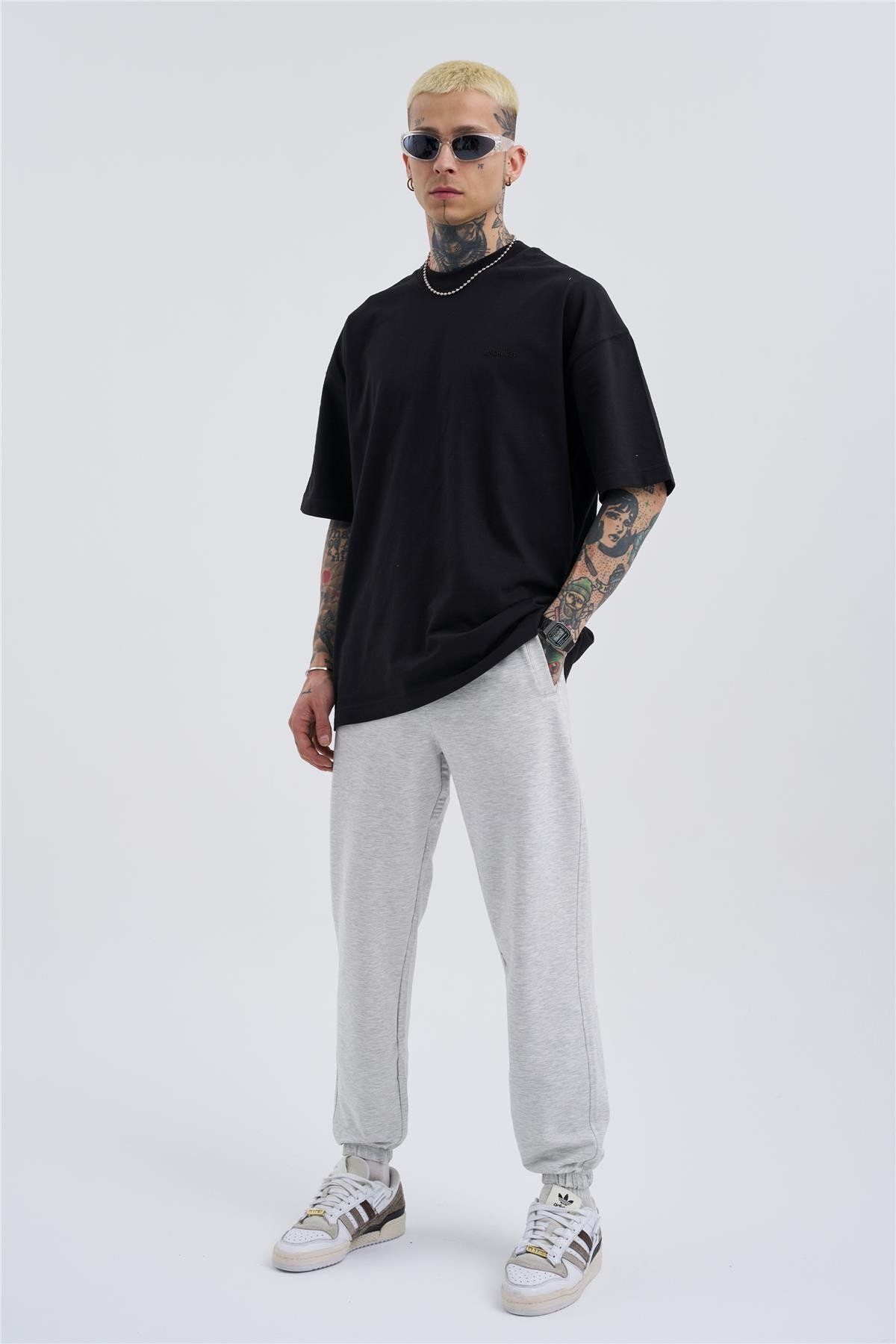 Machinist-Pantaloni de sport oversize Basic Jogger Camelange pentru bărbați 4