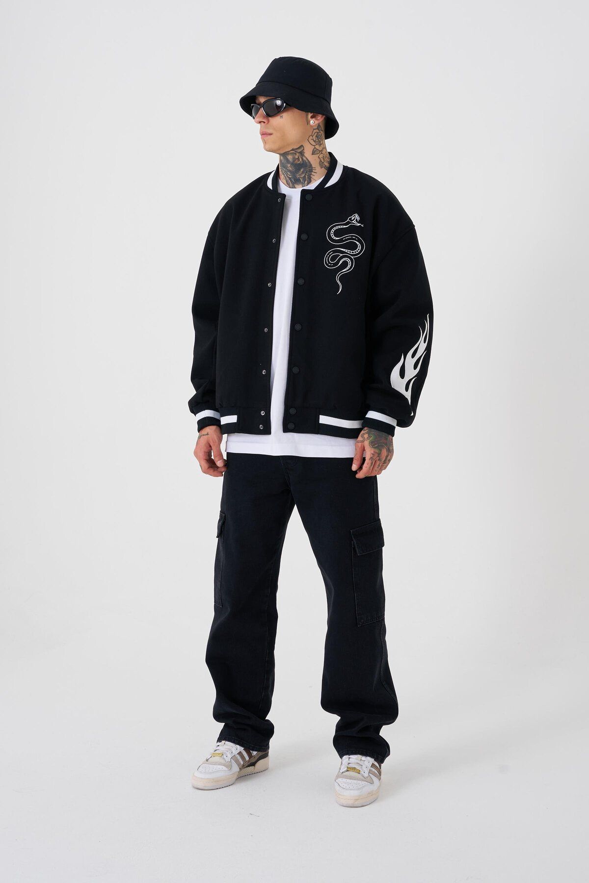 Machinist-Jacket - Black - Oversize 4