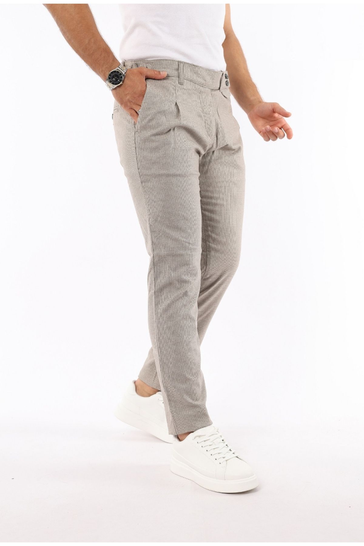 Brango-Beige Chino Trousers 4