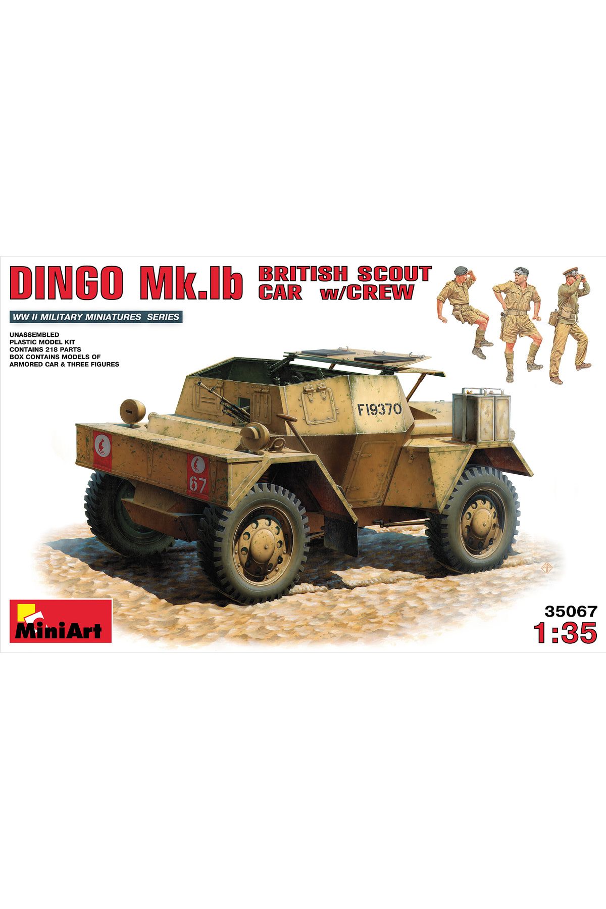 ماکت مردانه و زنانه 1:35 ابزار MK. 1B اورجینال MiniArt
