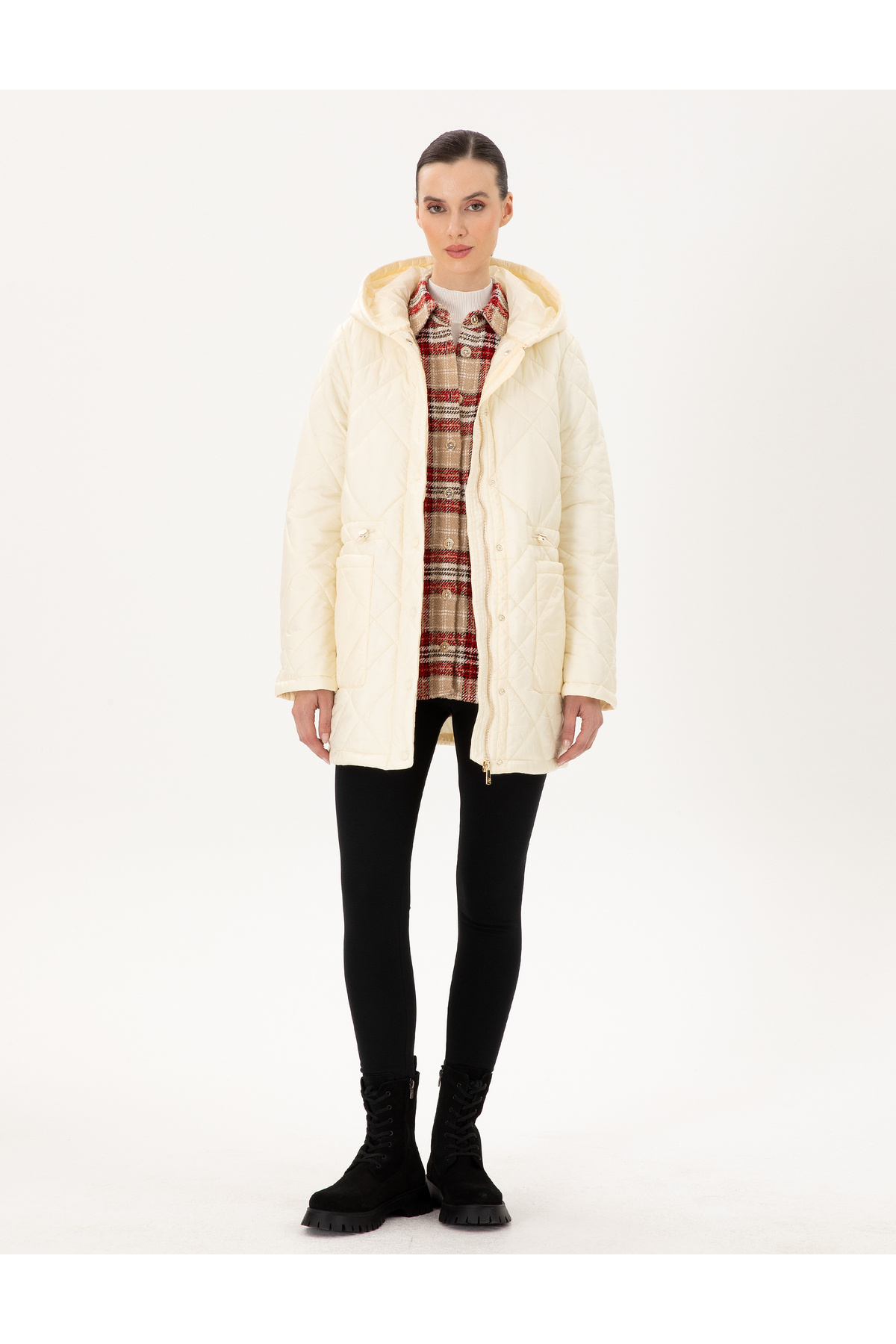 Pierre Cardin-Ecru Coat 50296080 -Vr019 4