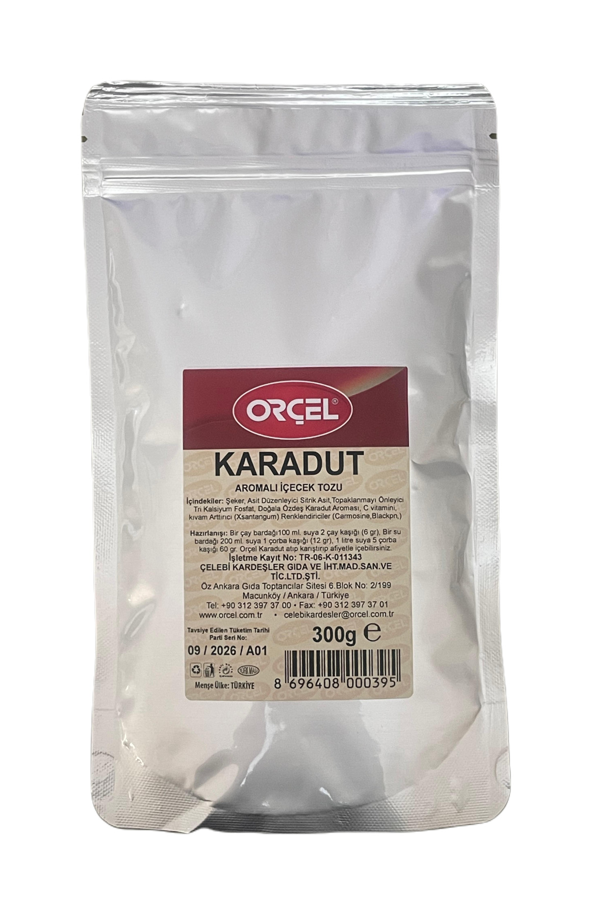 ORÇEL Karadut Aromalı Içecek Tozu Oralet Çay 300 Gr. - Fiyatı, Yorumları