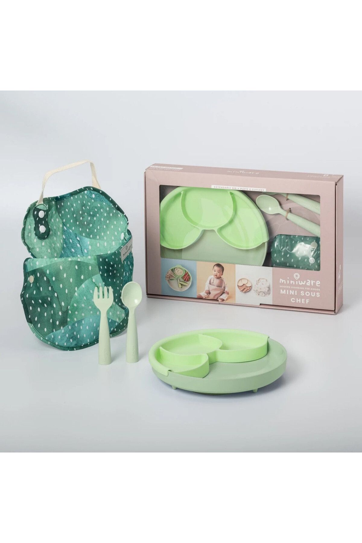 Miniware Set Diversificare Miniware Mini Sous Chef 100% Din Materiale Naturale Biodegradabile, 6 Piese - Mărime unică