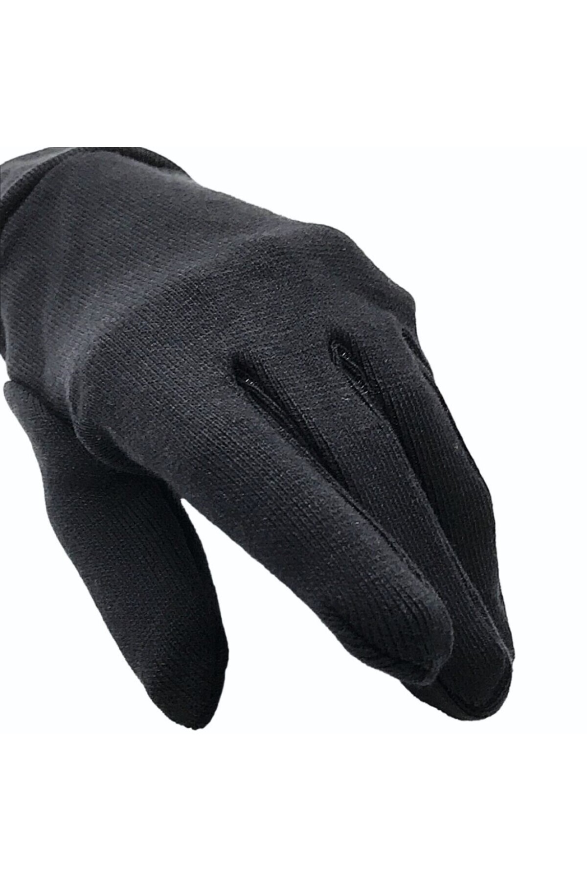 AXE SPORTSWEAR Siyah Esnek İnce Soğuktan Koruyucu Spor Koşu Yürüyüş Eldiveni Running Gloves görsel 5