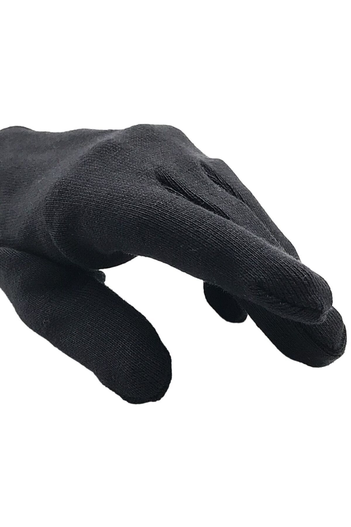 AXE SPORTSWEAR Siyah Esnek İnce Soğuktan Koruyucu Spor Koşu Yürüyüş Eldiveni Running Gloves görsel 4