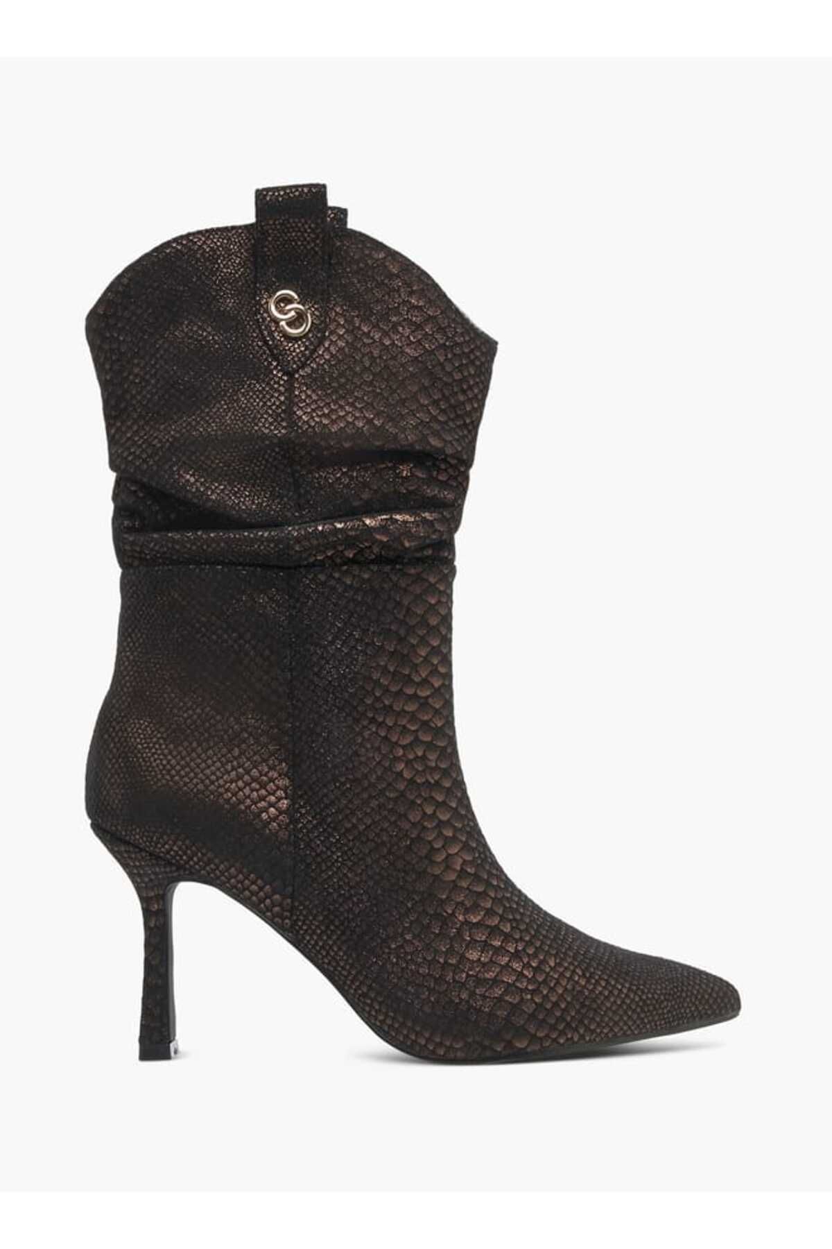 Celeste-Women's Textured High Shaft Boots with Zip Closure 3
