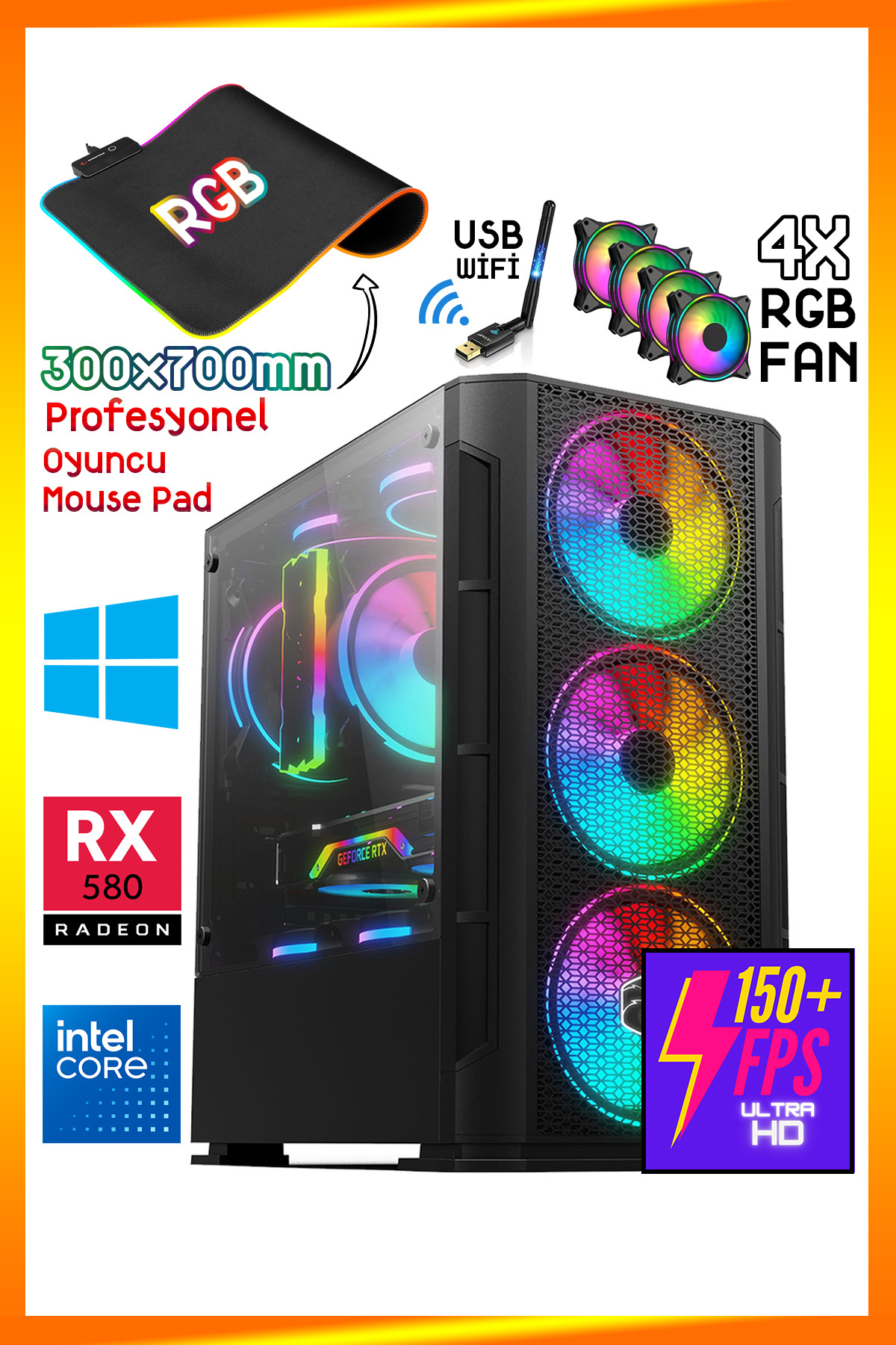 Zeiron Entry Pro X7 i5 10400F 16GB 3200 MHz 512GB NVMe M.2 SSD