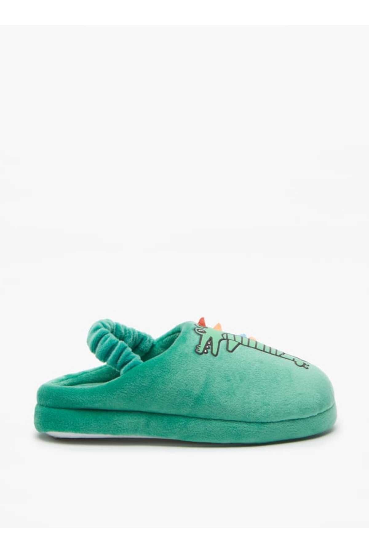 COZY-Alligator Detail Slip-On Bedroom Slippers 3