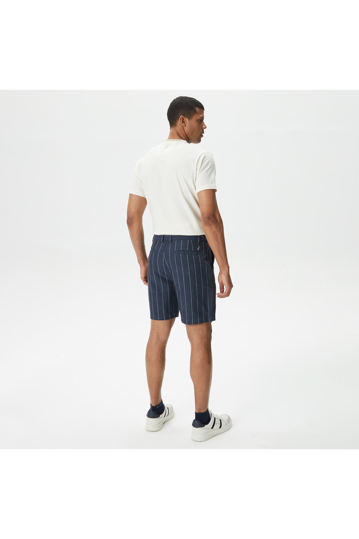 Nautica  Erkek Lacivert Classic Fit Bermuda - Görsel 2