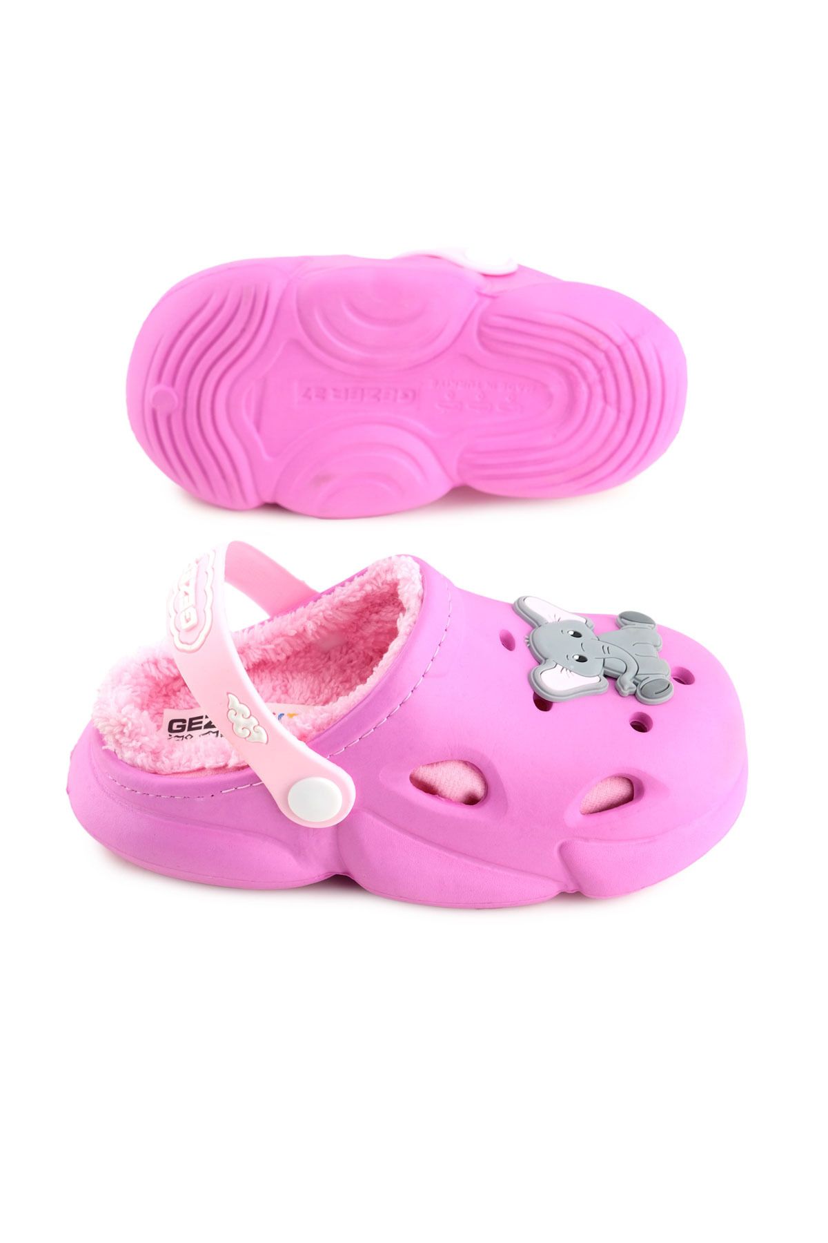 GEZER-Girl's Winter Eva Plush Inside Home School Nursery Slippers Sandals 5