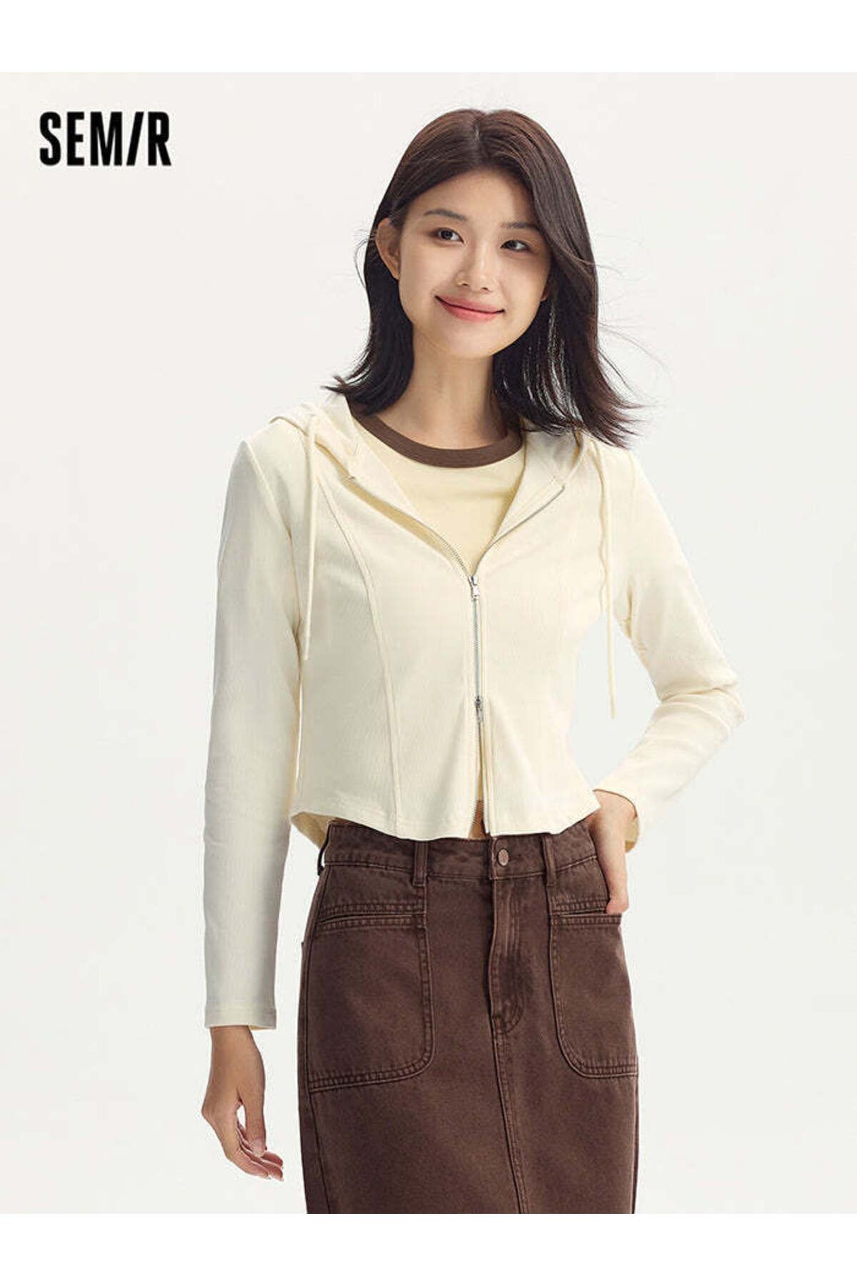 SEMIR-Solid Colored Women Jacket 1