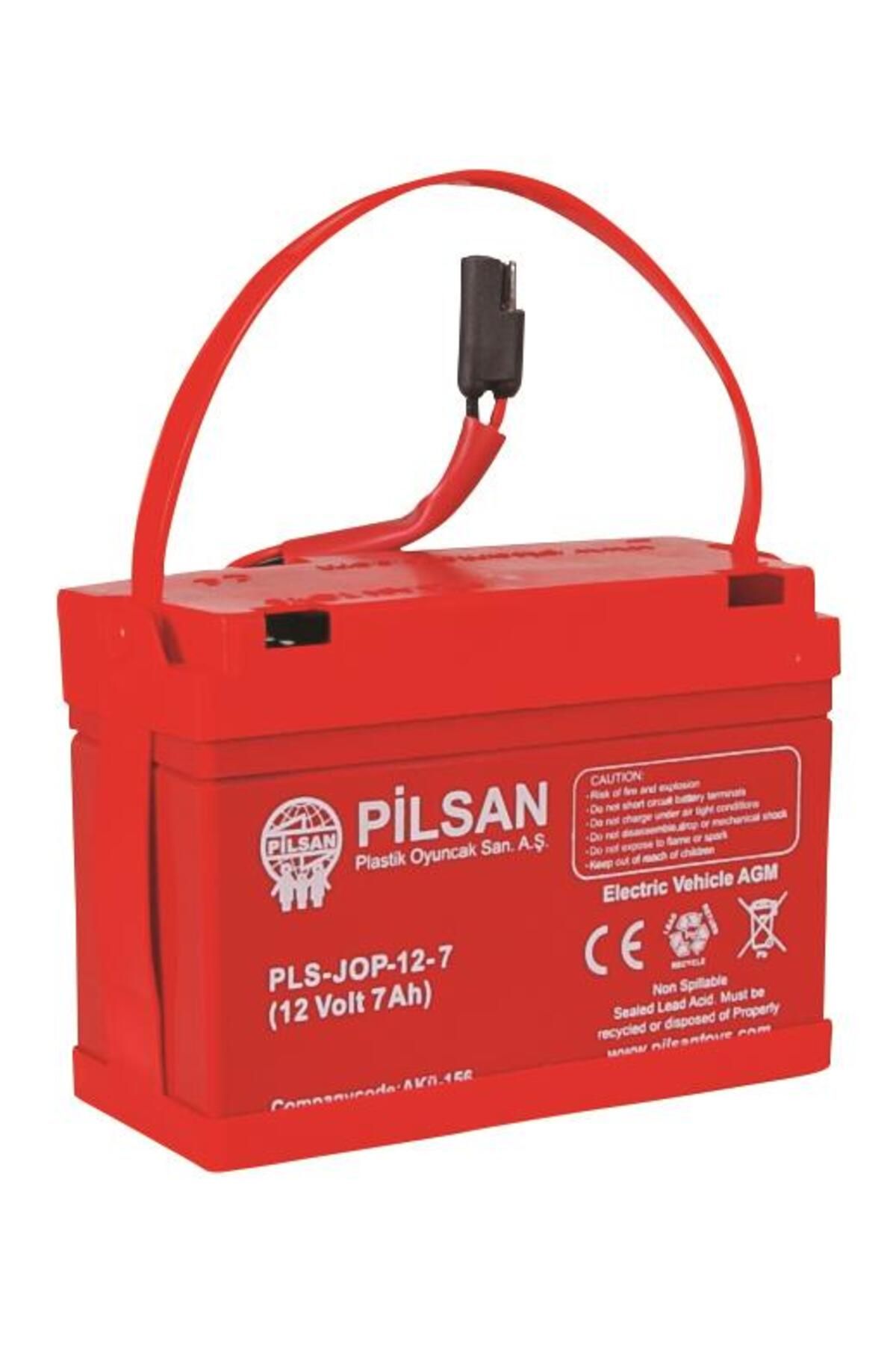 PİLSAN Pilsan 12 Volt 7 Amper Akü Kısa Kablo Pilsan 12v 7ah Akü