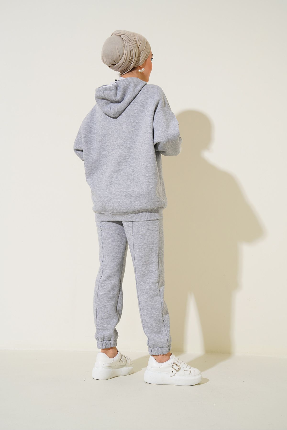 Bigdart-55434 Σετ φόρμας Oversize - Γκρι 6