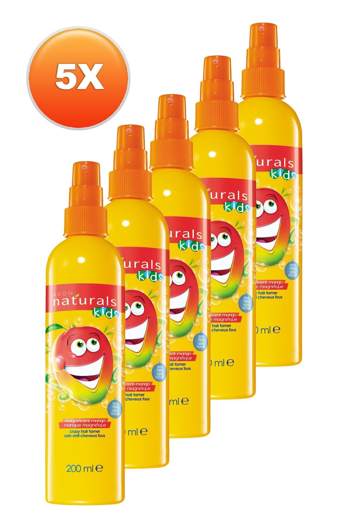 AVON Mango Kokulu Saç Açıcı Sprey 200 Ml. Beşli Set