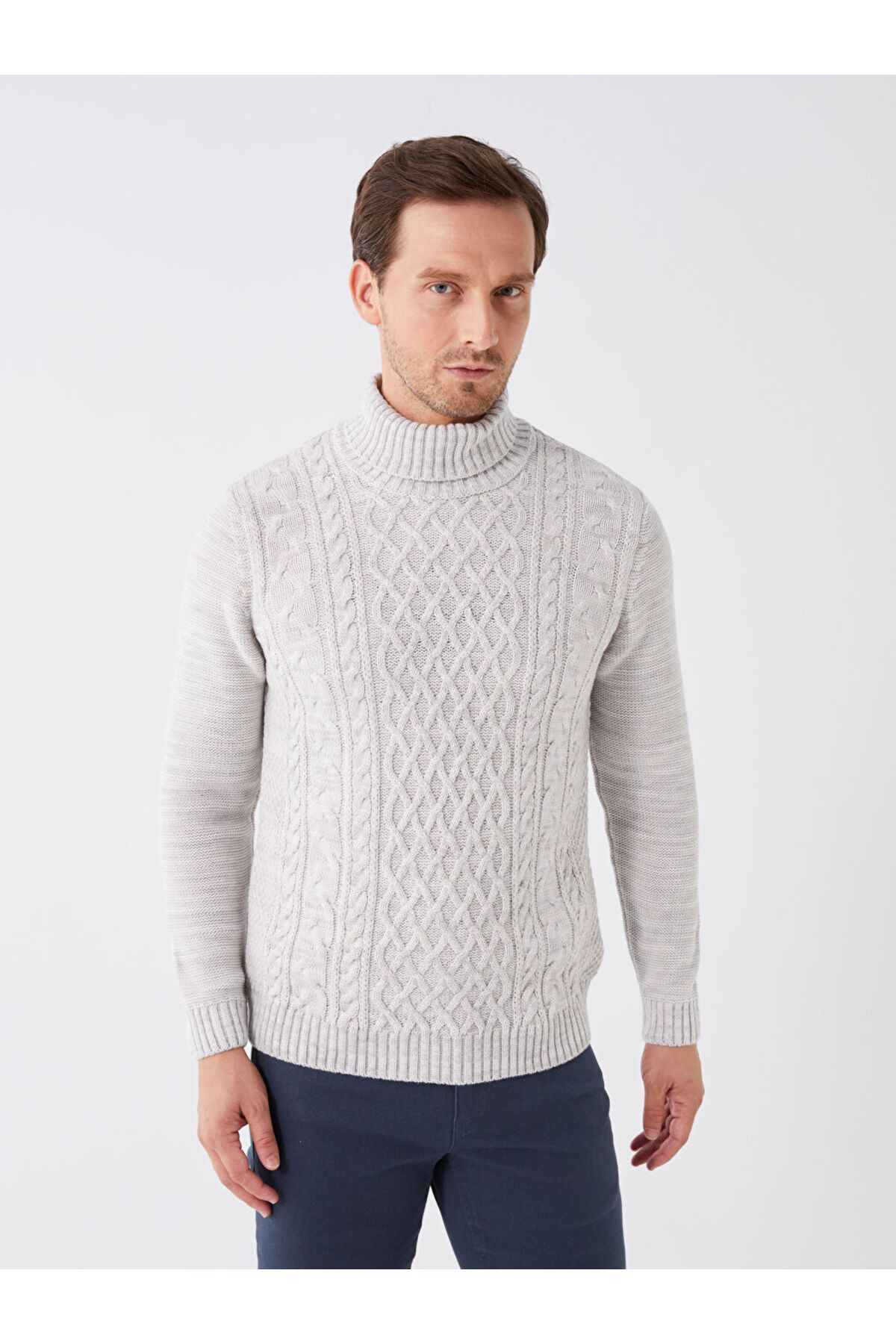 LC Waikiki-Strickpullover für Herren – Rollkragenpullover, lange Ärmel 2