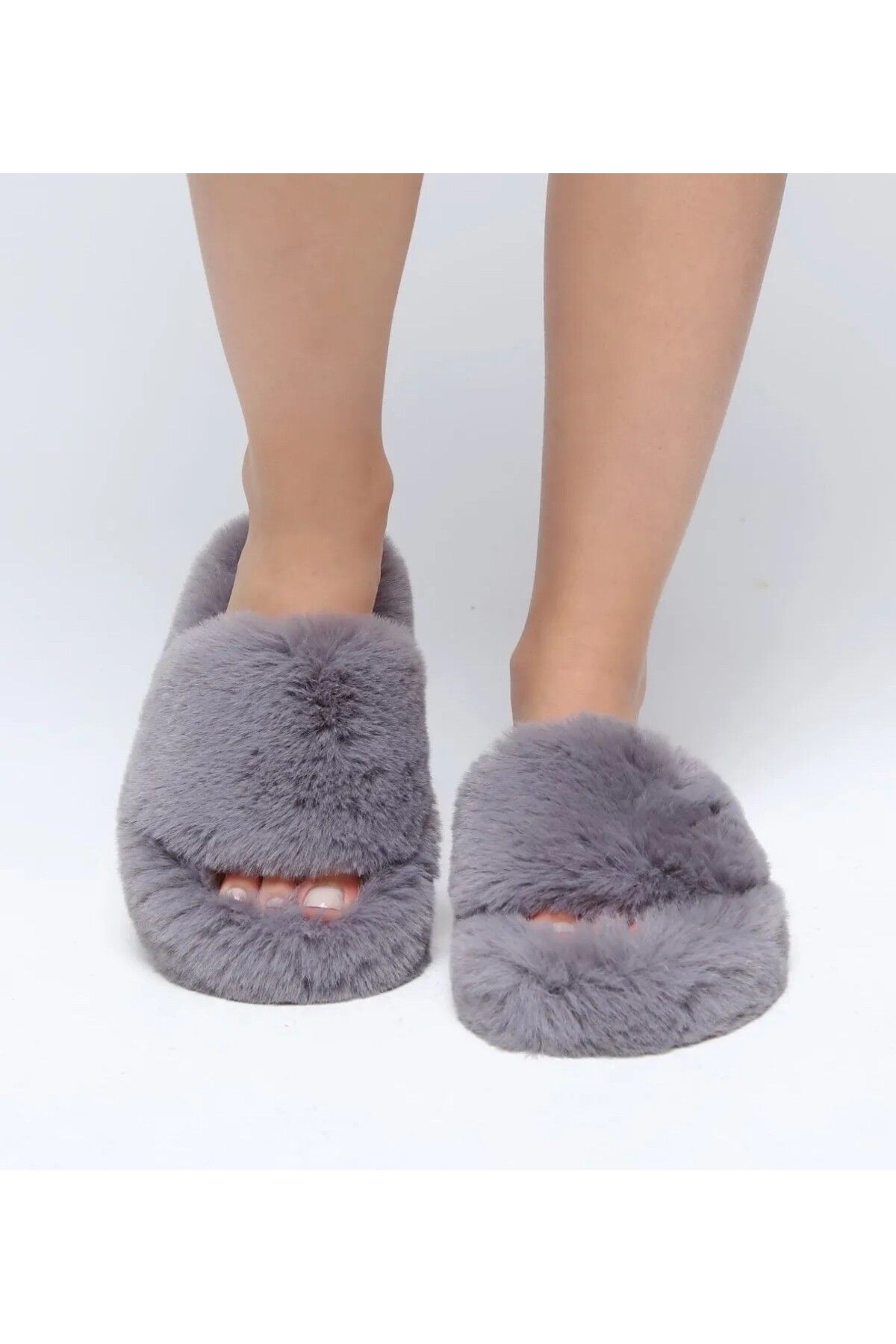 WOSSE-Women's Ultra Soft Feather House Slippers Light Sole Silent Sole House Slippers 1