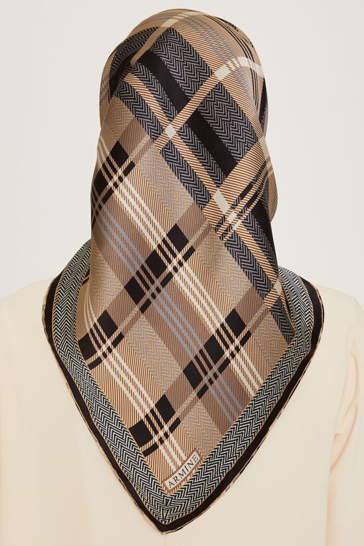 Armine-Silk Twill Scarf 9223D-02 4