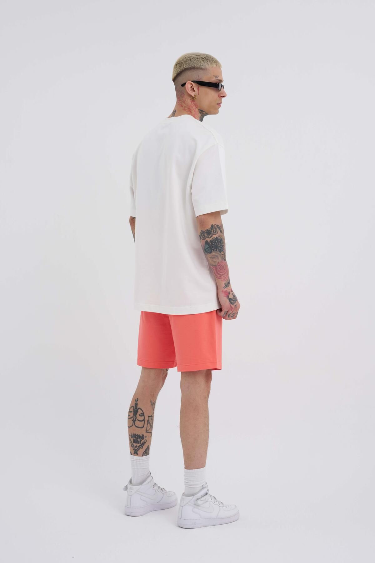Machinist-Ανδρικό Basic Relaxed Pink σορτς 5