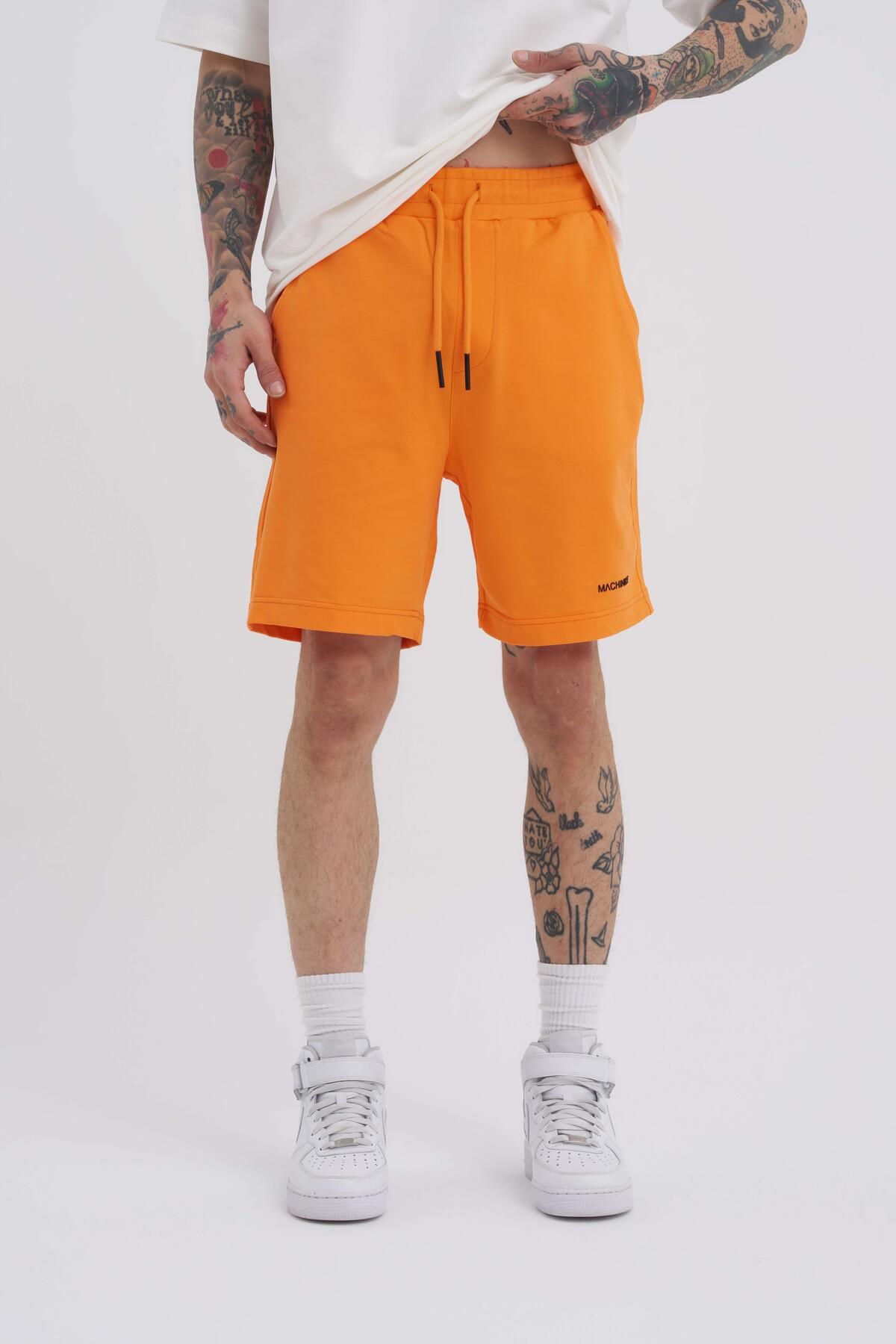 شلوارک و برمودا نارنجی مردانه یونیسکس Short Basic Shorts Orange Machinist