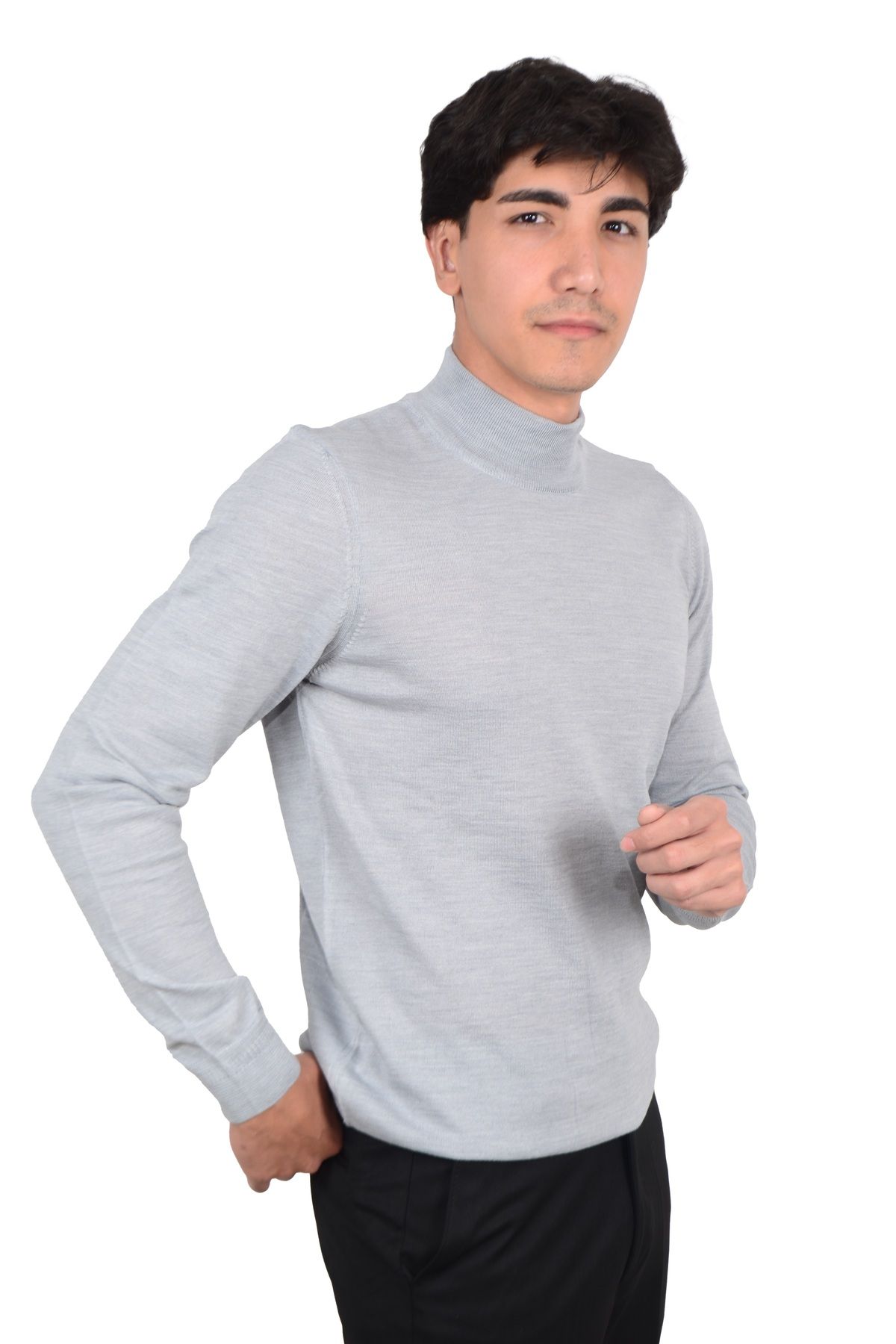 Cengiz İnler-Men's Half Fisherman Knitwear 5