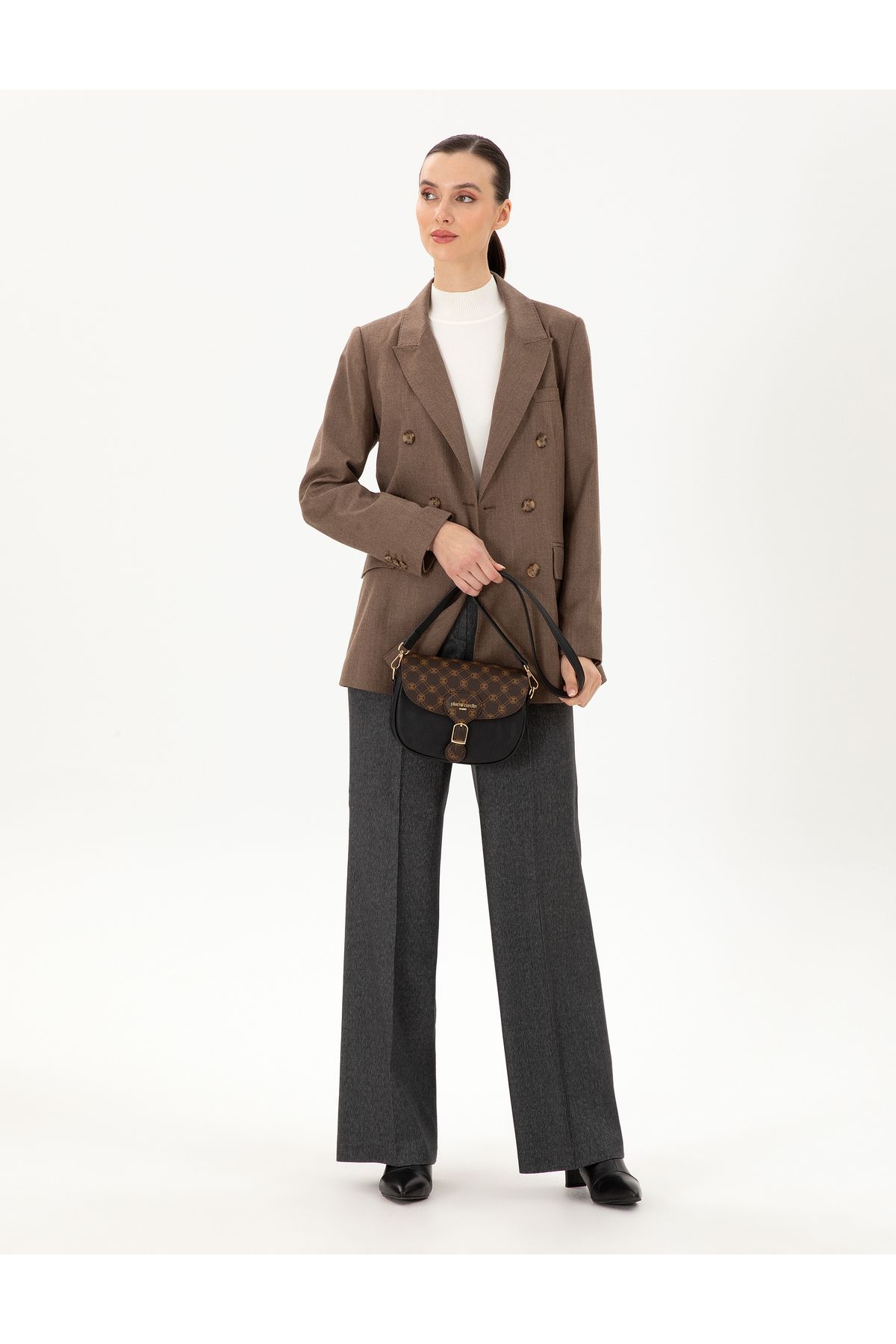کیف کراس بادی مشکی 50296222-VR046 Pierre Cardin