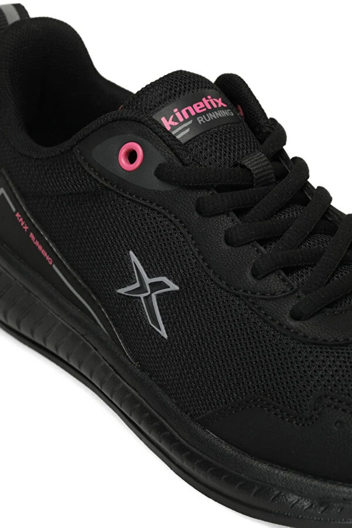 Kinetix-Pantofort de damă NANCY TX W 4FX cu șireturi, cu talpă ușoară, NEGRU FUCI 6