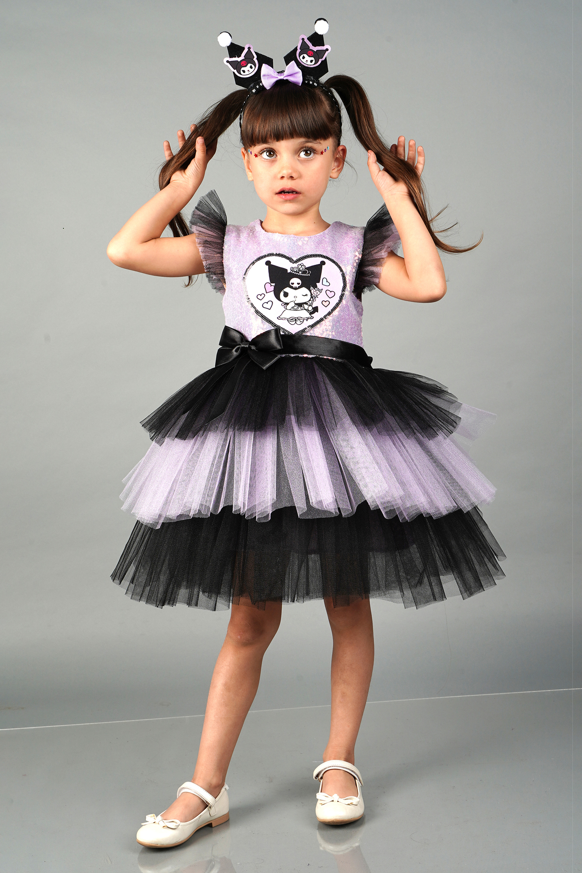 Mixie Kuromi Taçlı Doğum Günü Parti Abiye Elbise fotoğrafı 5 (önizleme)