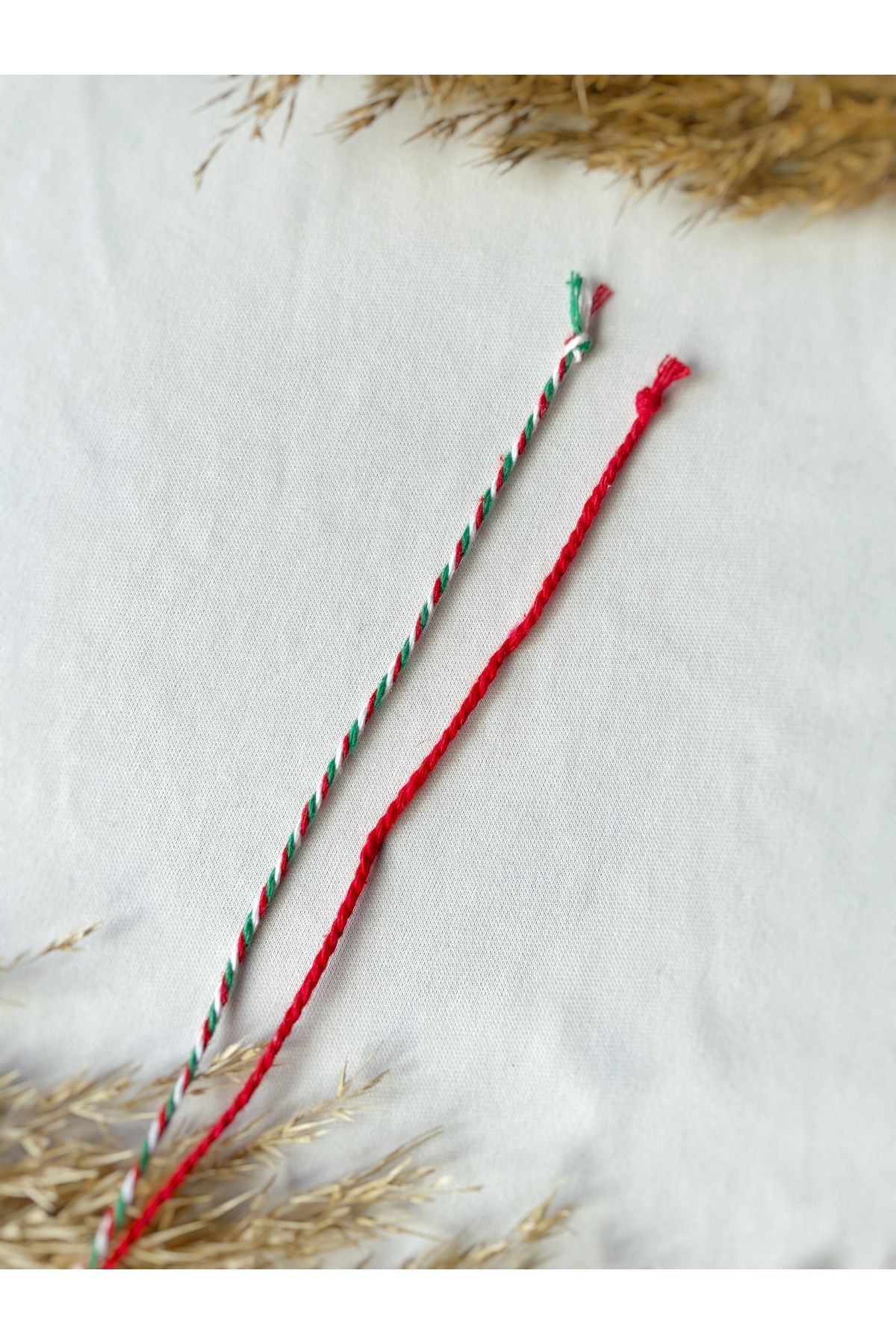 Atölye Merdiven-Set of 2 New Year's Red Luck / Wish Bracelets Cotton String (No Allergy) 2