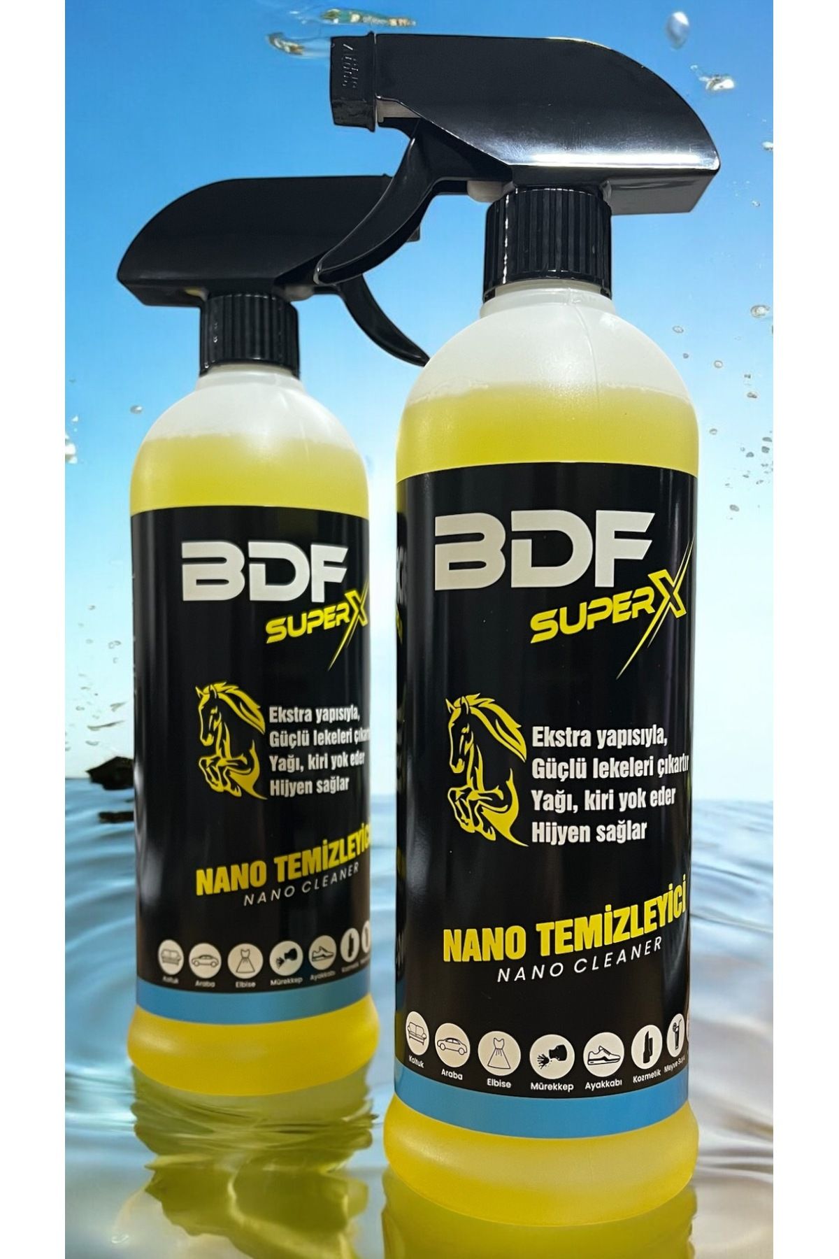 BDF Superx - Nano Temizleyici-leke Cıkarıcı-arac-ev-isyeri-temi?zli?k- 800 Ml*2