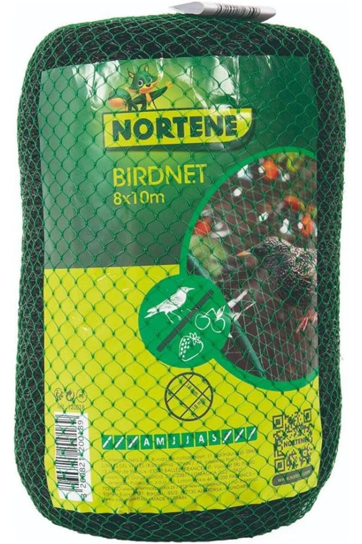 CALRADİA 120018 BIRDNET UV Filtreli Kuştan Koruma Ağı Paketli (PP), 8x10 m 18x18 mm