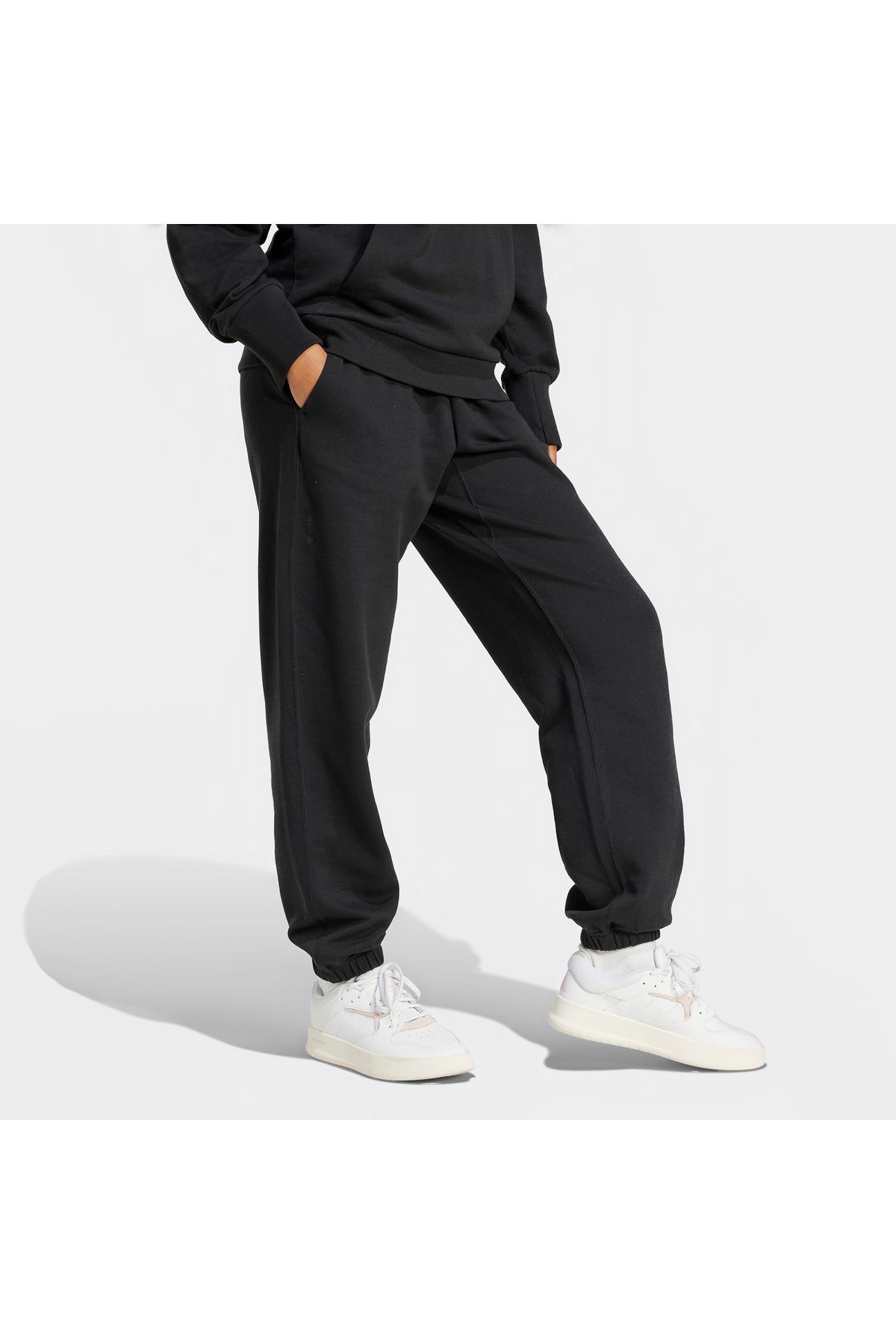 adidas-All Szn French Terry Loose Women's Black Pants 4