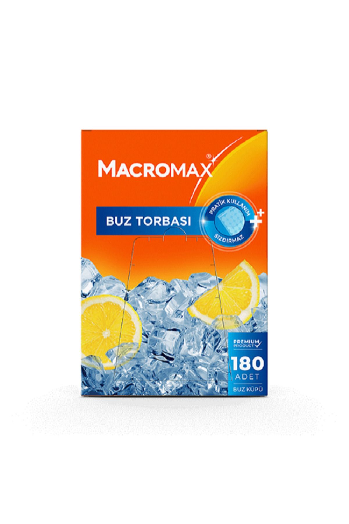 MACROMAX-ICE Bag 180 CUBES 1