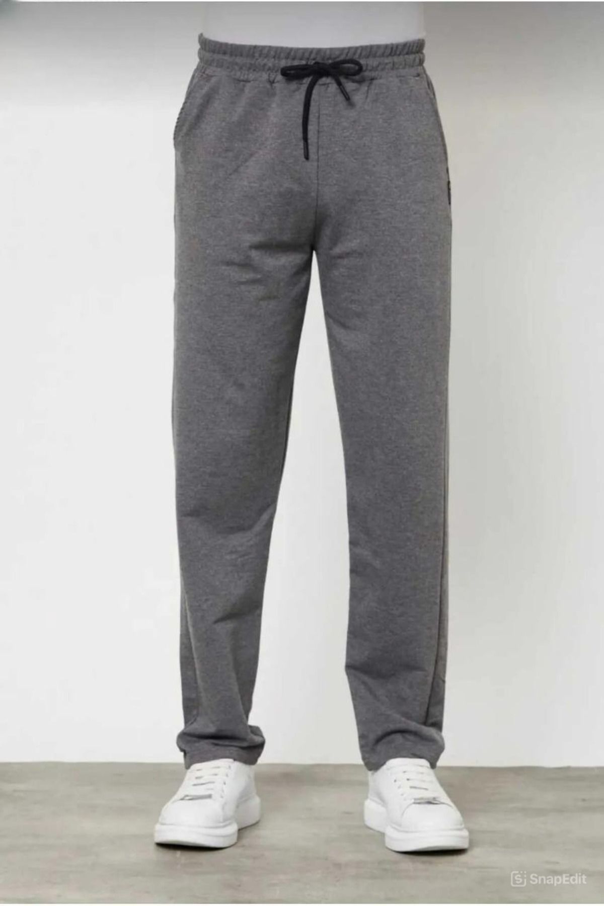 EXSPORT-Men's Straight Leg Relaxed Cut Sweatpants 1