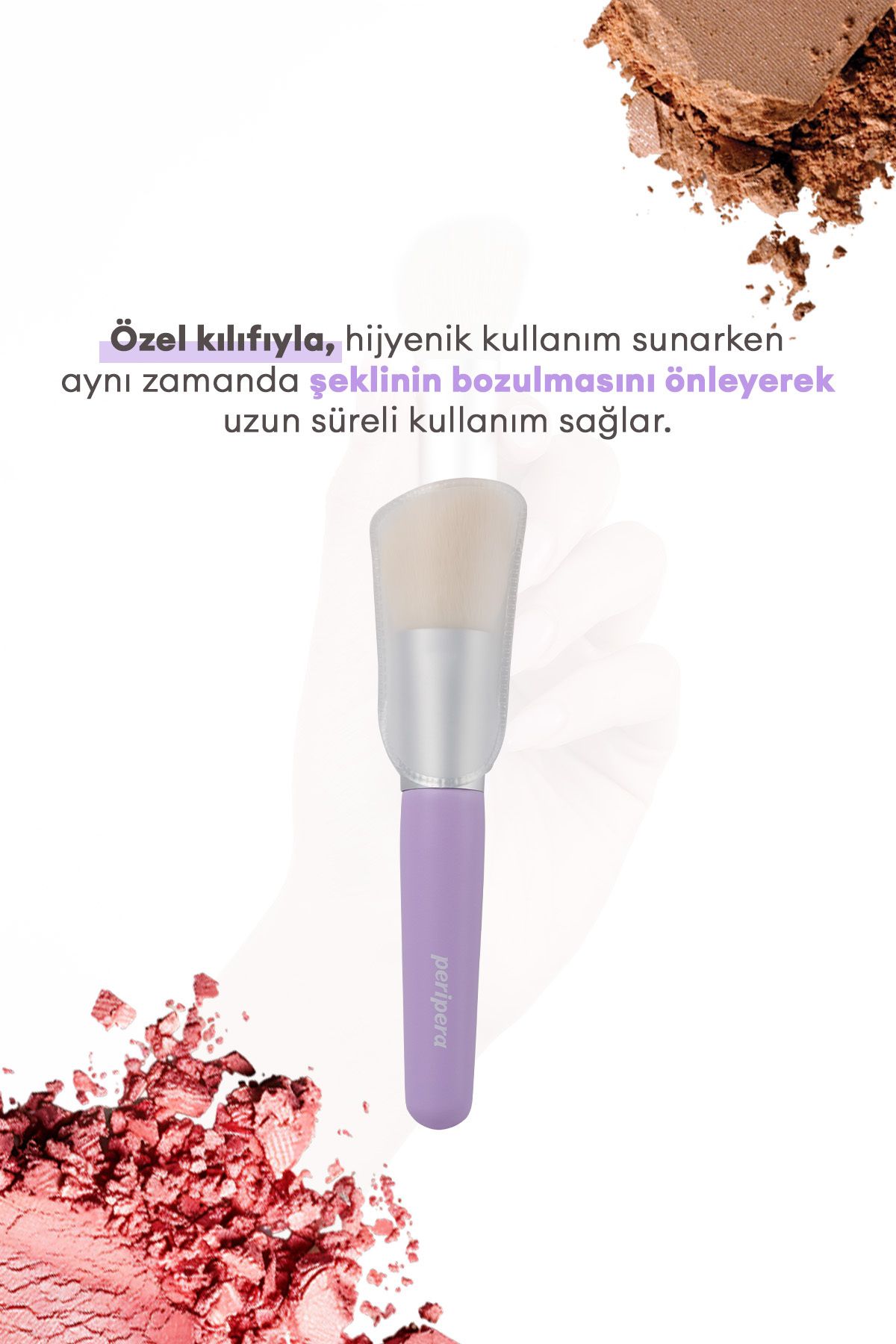 PERIPERA-Peripera Ink V Shading Brush - Multi-Purpose Face Brush 3