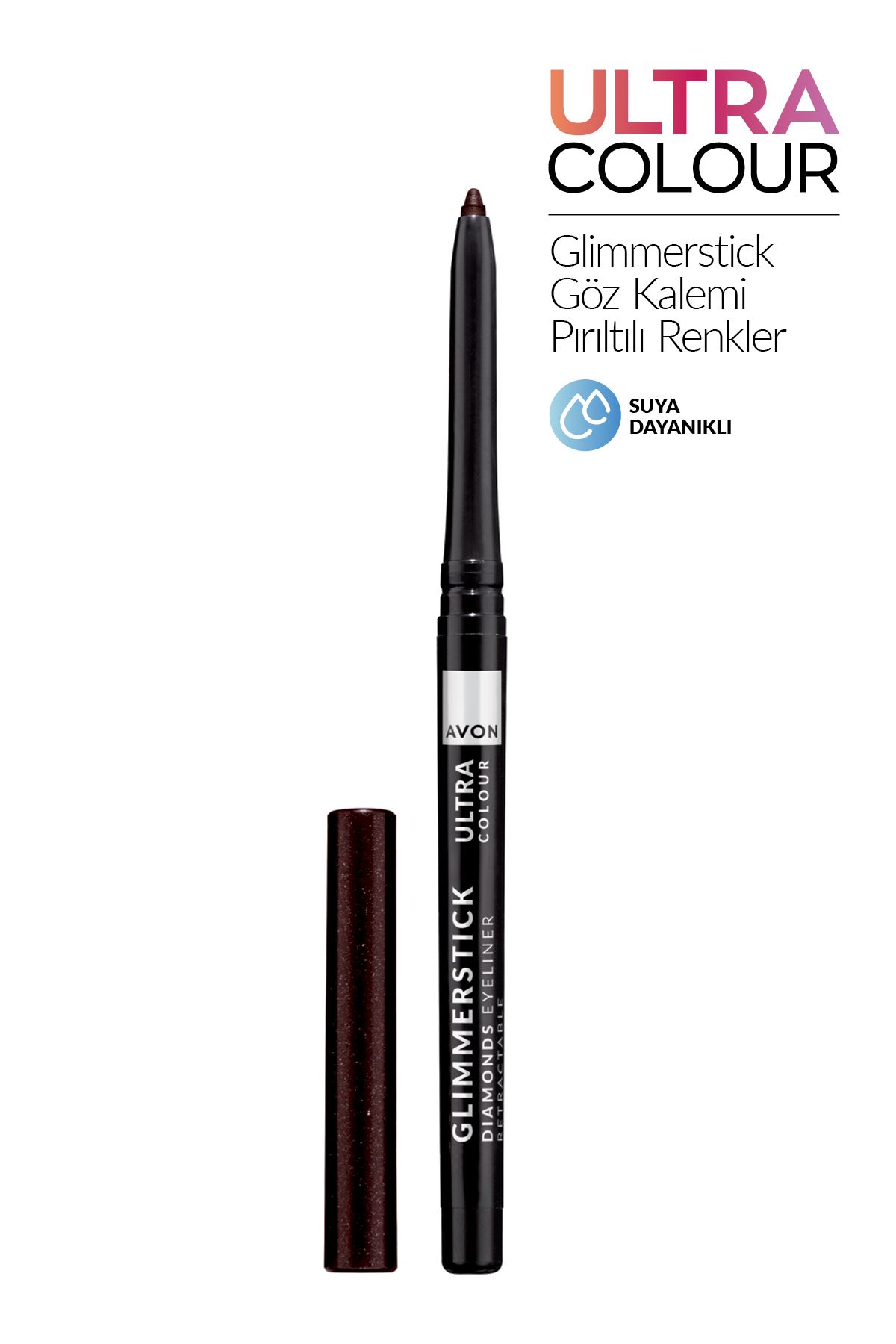 AVON Glimmerstick Pırıltılı Renkler Asansörlü Göz Kalemi Brown Sugar