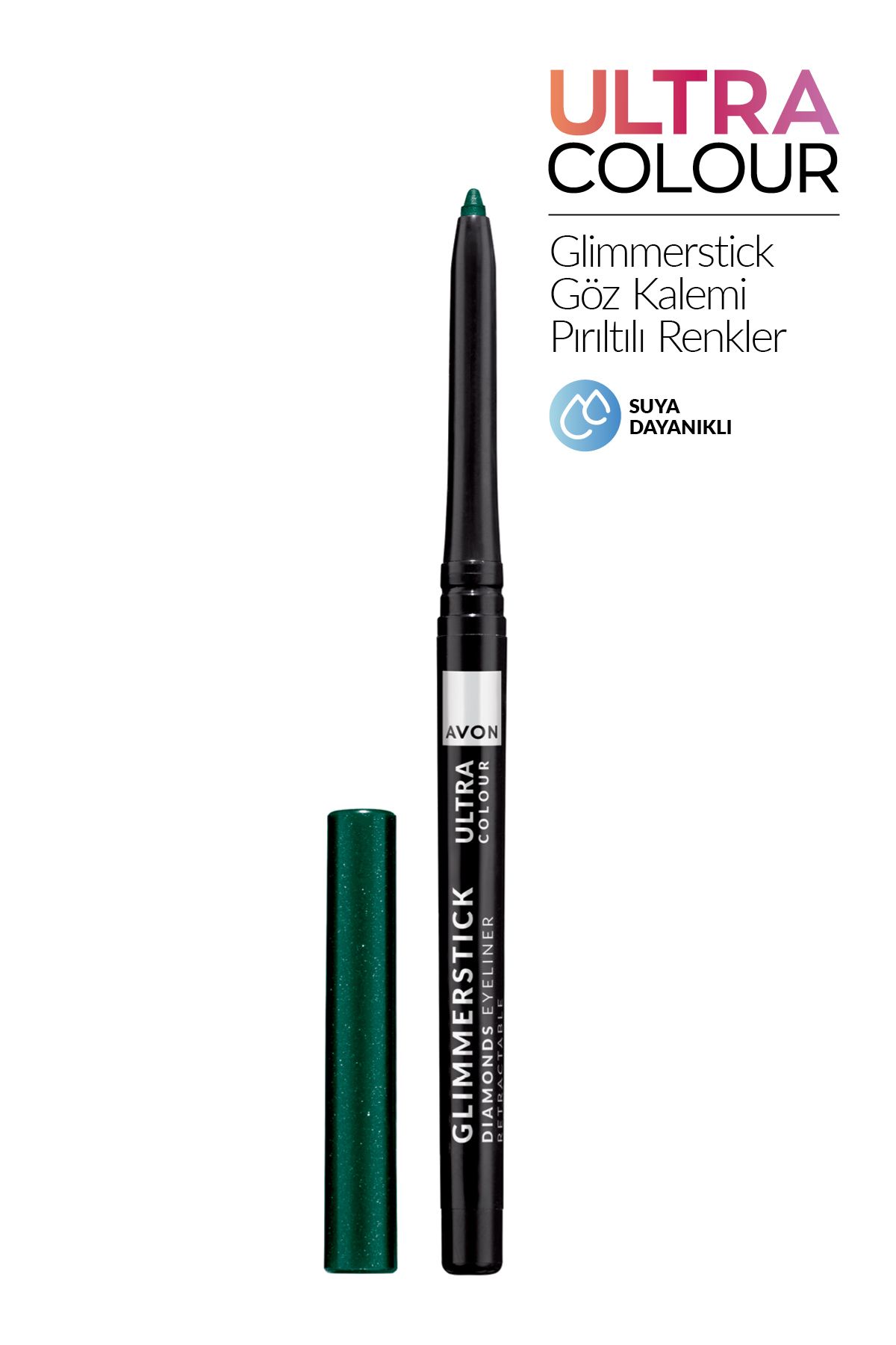 AVON Glimmerstick Pırıltılı Renkler Asansörlü Göz Kalemi Emerald Glow