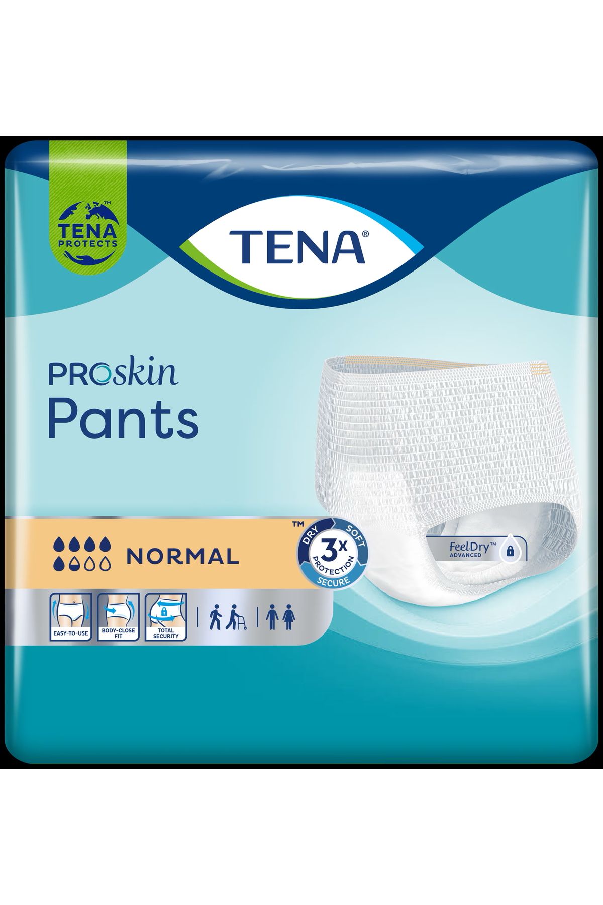 TENA Pants Normal Large 10'lu 4 Paket 40 Adet