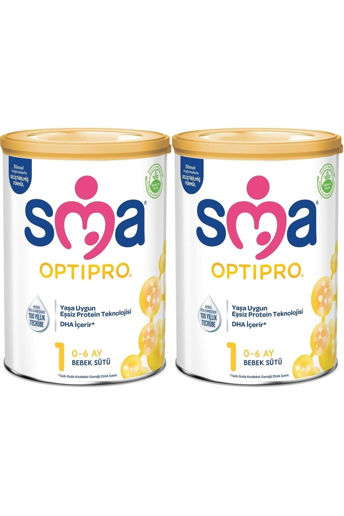 SMA Optipro 800GR No:1 Baby Milk (0-6 ماهه) (ست 2 عددی)