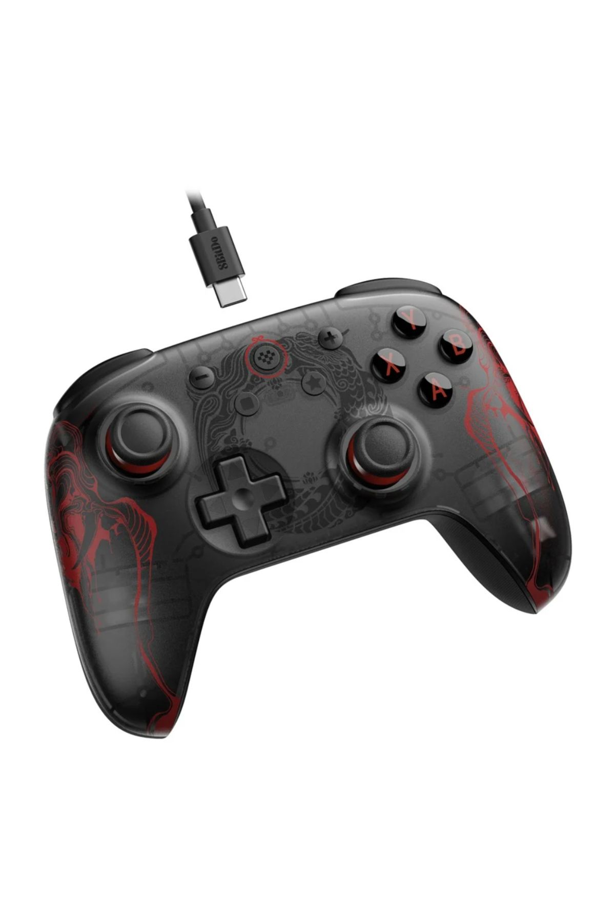 8Bitdo-Ultimate 2C Game Handle - 1000Hz Polling Rate, Wired Gamepad, Windows Pc Android Wukong Theme 2