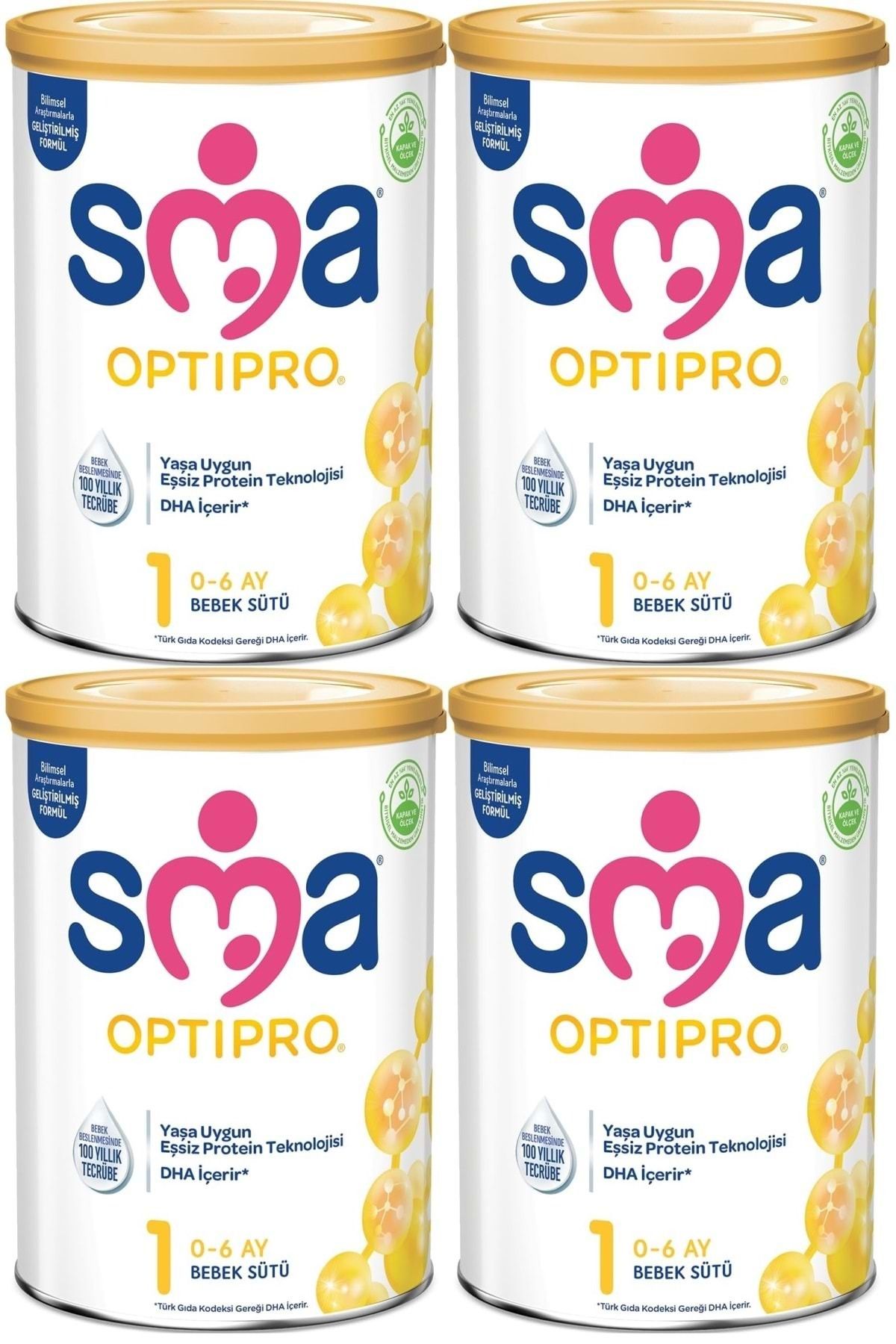 SMA Optipro 800GR No:1 Bebek Sütü (0-6 Ay) (4 Lü Set)