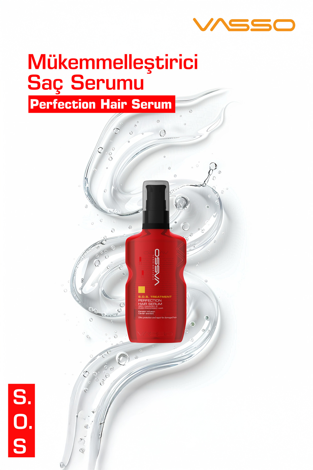 Aşırı Yıpranmış Saçlar Için Keratinli Acil Kurtarma Kırık Uç Onarıcı Serum -hair Serum 100 ml — 8699216349229 — تصویر 3 از 7