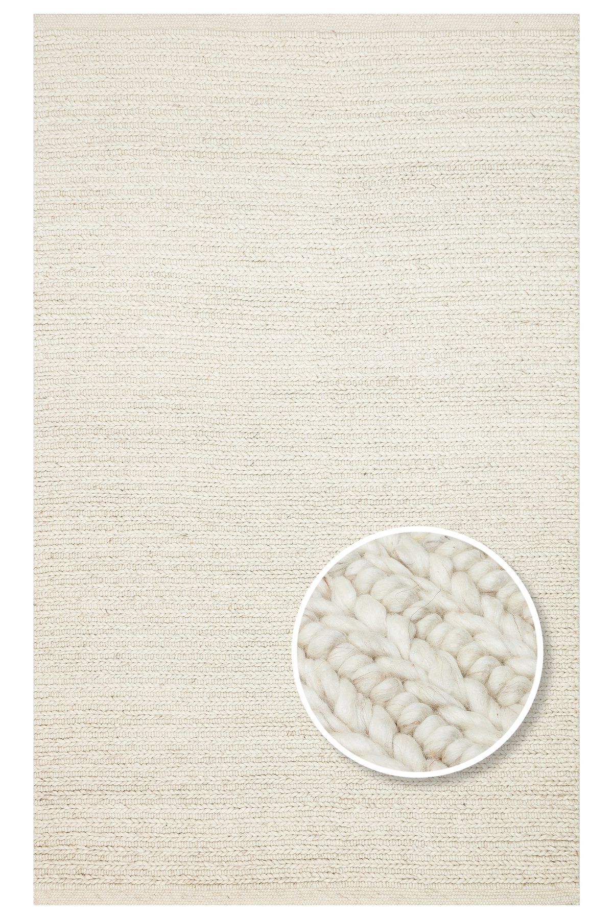 Eko Halı MAYER HALI JADE 07 BEIGE Naturel Kazak Örgü Desenli El Dokuma Örgü Halı
