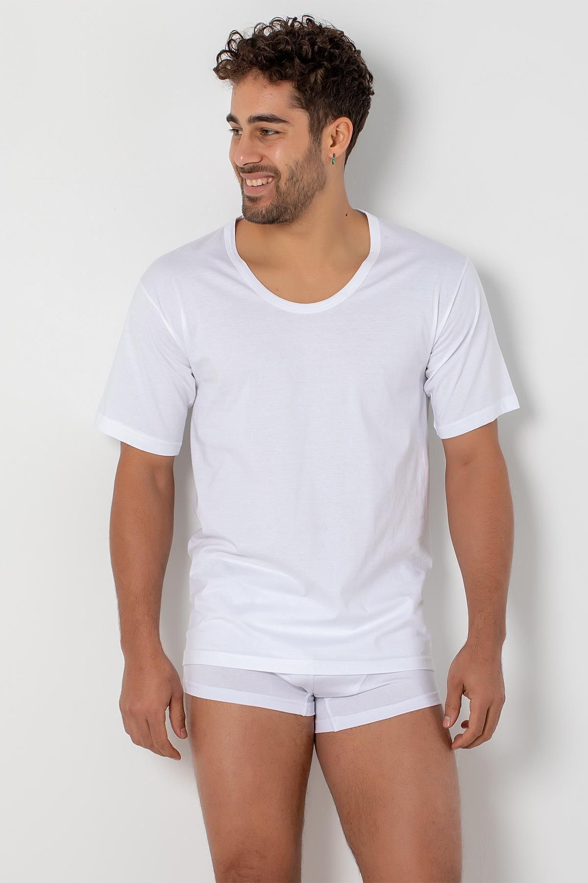 Miorre-Ανδρικό κοντομάνικο εσώρουχο Doremi Combed Cotton Crew Neck 7